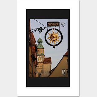 Gasthof Sonne - Rothenburg, Germany Posters and Art